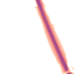 Night-time road noise heatmap for M35 9WL