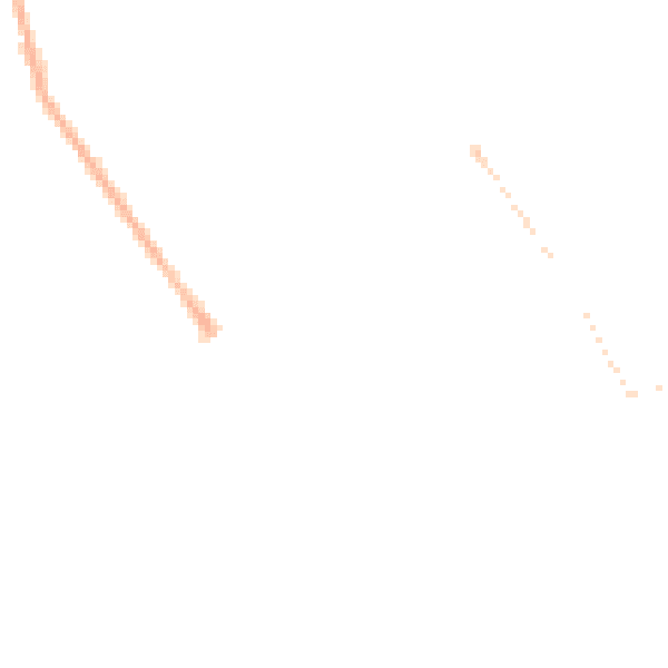 Night-time road noise heatmap for M40 2WH