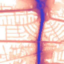 Daytime road noise heatmap for M41 0QW