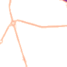 Night-time road noise heatmap for M41 0RF