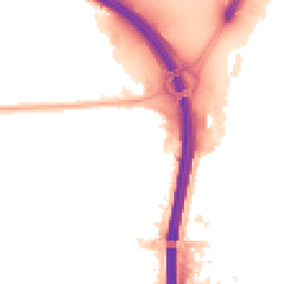 Night-time road noise heatmap for M41 0SN