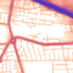 Daytime road noise heatmap for M41 0SX