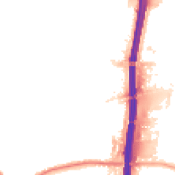 Night-time road noise heatmap for M41 0XJ