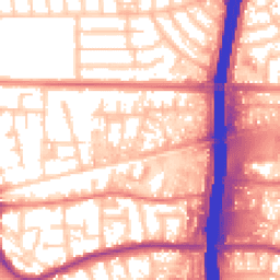 Daytime road noise heatmap for M41 0YA