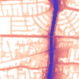 Daytime road noise heatmap for M41 0ZG