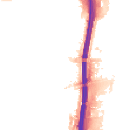 Night-time road noise heatmap for M41 0ZG
