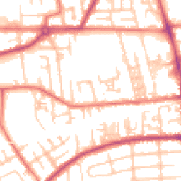 Daytime road noise heatmap for M41 5BN