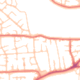 Daytime road noise heatmap for M41 5QS