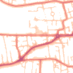 Daytime road noise heatmap for M41 5SJ