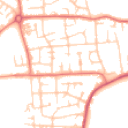 Daytime road noise heatmap for M41 6JS