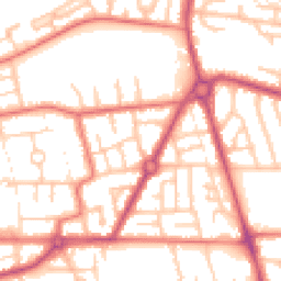 Daytime road noise heatmap for M41 7BD