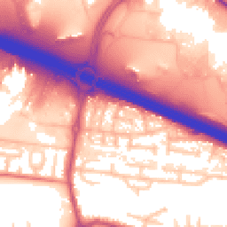 Daytime road noise heatmap for M41 7EU