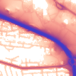 Daytime road noise heatmap for M41 7EZ