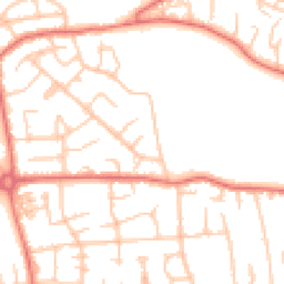 Daytime road noise heatmap for M41 8SZ