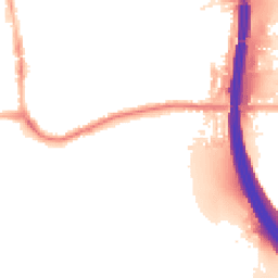 Night-time road noise heatmap for M41 9LE
