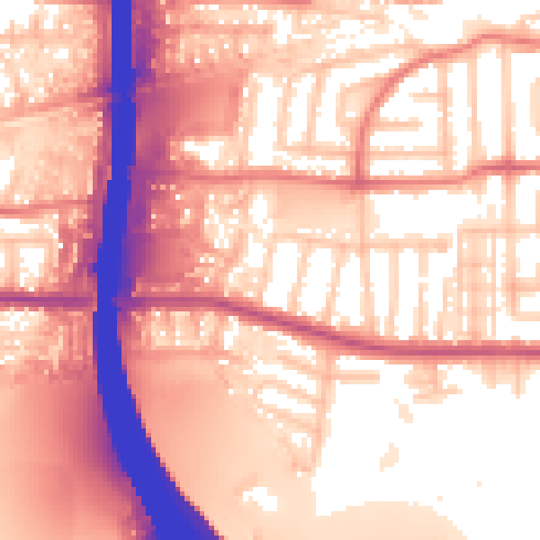 Daytime road noise heatmap for M41 9ND