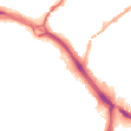 Night-time road noise heatmap for M6 5EU