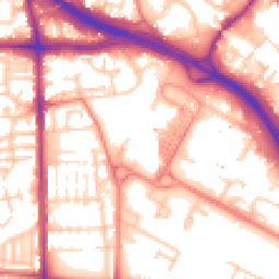 Daytime road noise heatmap for M6 5FW