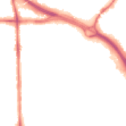 Night-time road noise heatmap for M6 5FW