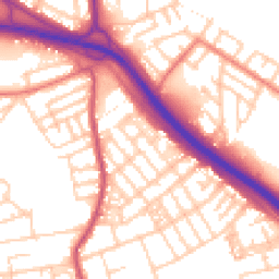 Daytime road noise heatmap for M6 7RB