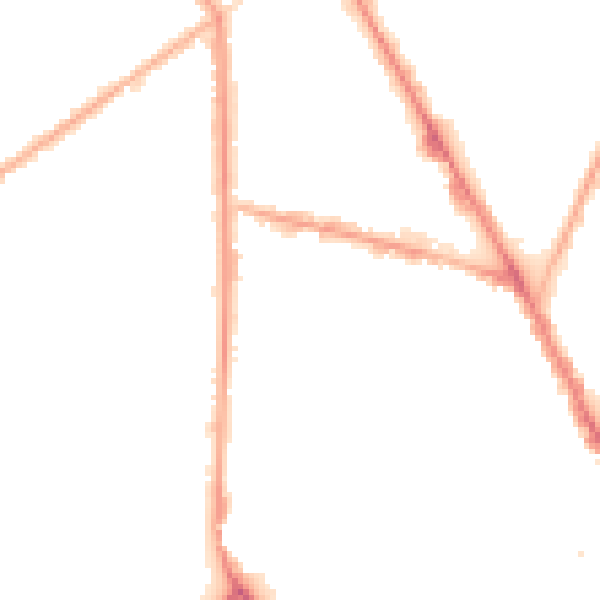 Night-time road noise heatmap for M7 1GY