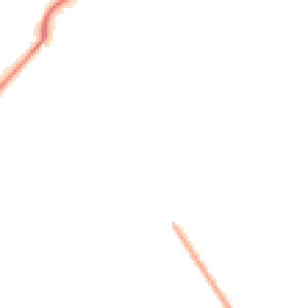 Night-time road noise heatmap for M7 3QW