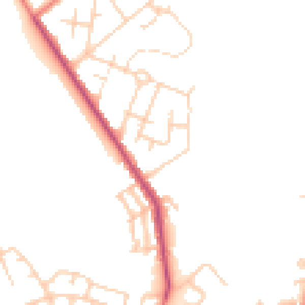 Daytime road noise heatmap for M7 3RZ