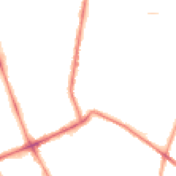 Night-time road noise heatmap for M7 4RB