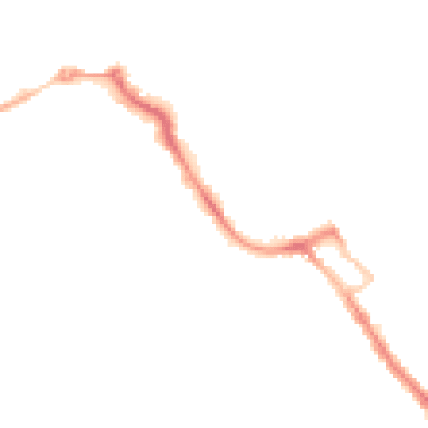 Night-time road noise heatmap for ME12 1AJ