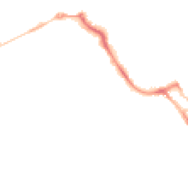 Night-time road noise heatmap for ME12 1AL