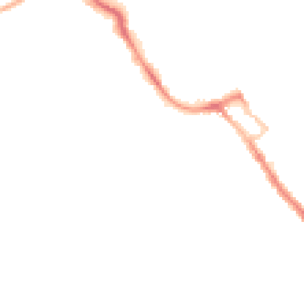Night-time road noise heatmap for ME12 1EB