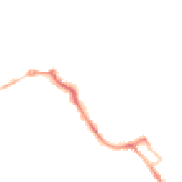 Night-time road noise heatmap for ME12 1RE