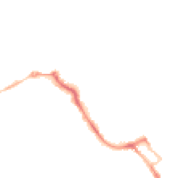 Night-time road noise heatmap for ME12 1RF