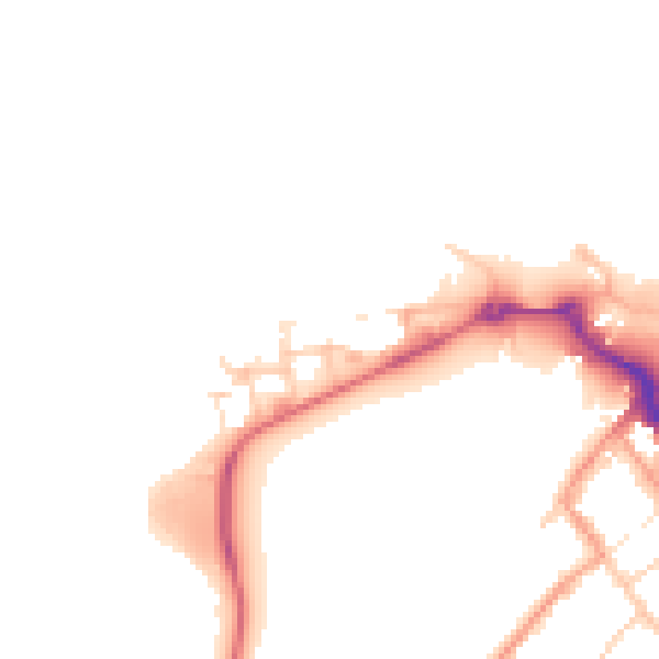 Daytime road noise heatmap for ME12 1RN