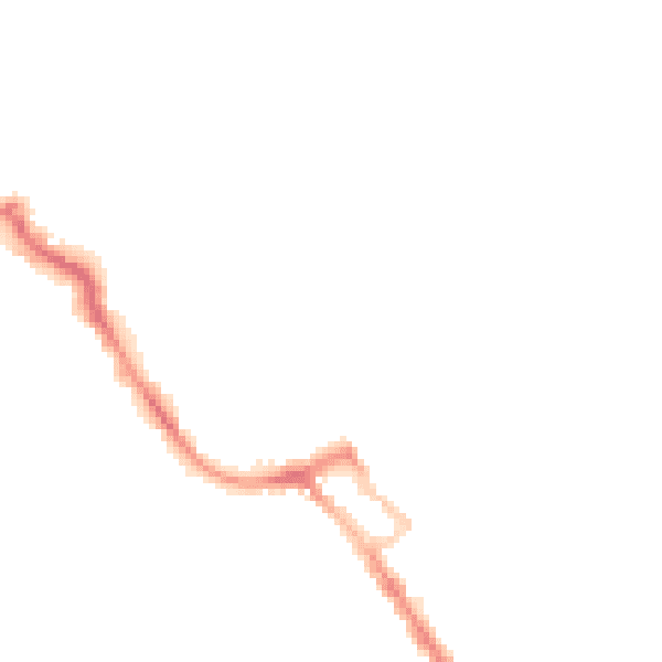 Night-time road noise heatmap for ME12 1TW