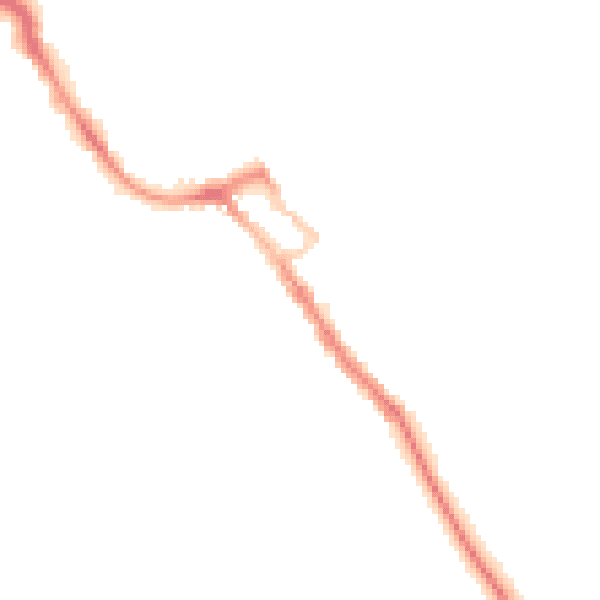 Night-time road noise heatmap for ME12 1UR
