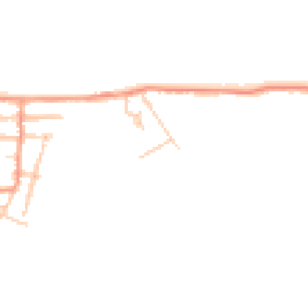 Daytime road noise heatmap for ME12 2BQ