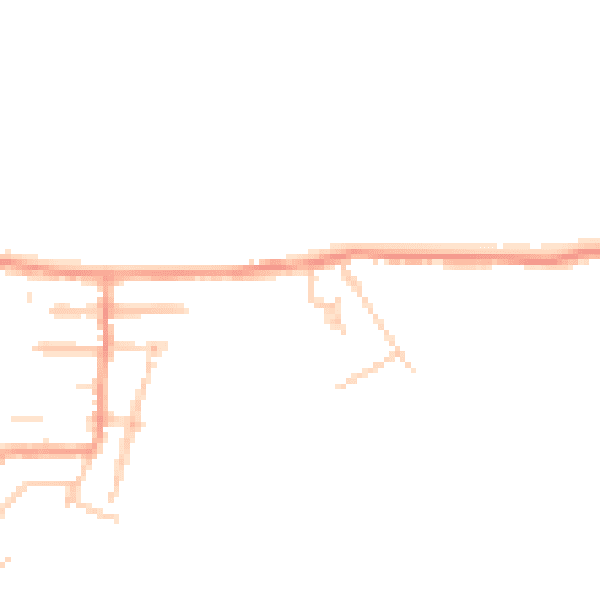 Daytime road noise heatmap for ME12 2BU
