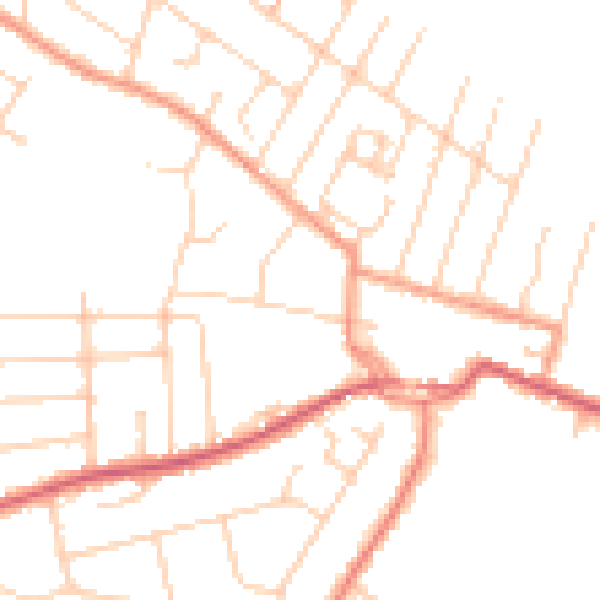 Daytime road noise heatmap for ME12 2HP
