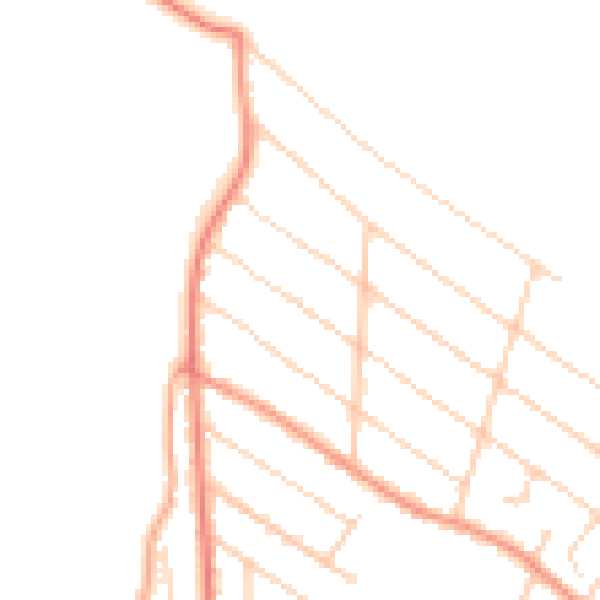 Daytime road noise heatmap for ME12 2NE