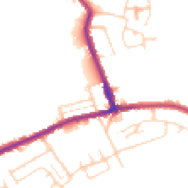 Daytime road noise heatmap for ME12 3BL