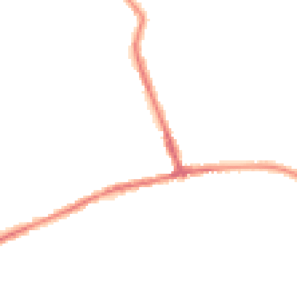 Night-time road noise heatmap for ME12 3BL