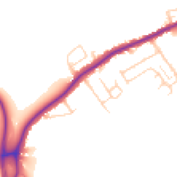Daytime road noise heatmap for ME12 3EA