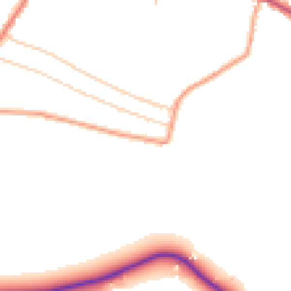 Daytime road noise heatmap for ME12 3RY
