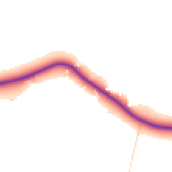 Daytime road noise heatmap for ME12 3ST