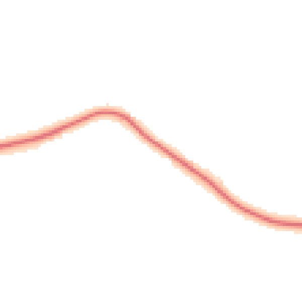 Night-time road noise heatmap for ME12 3ST
