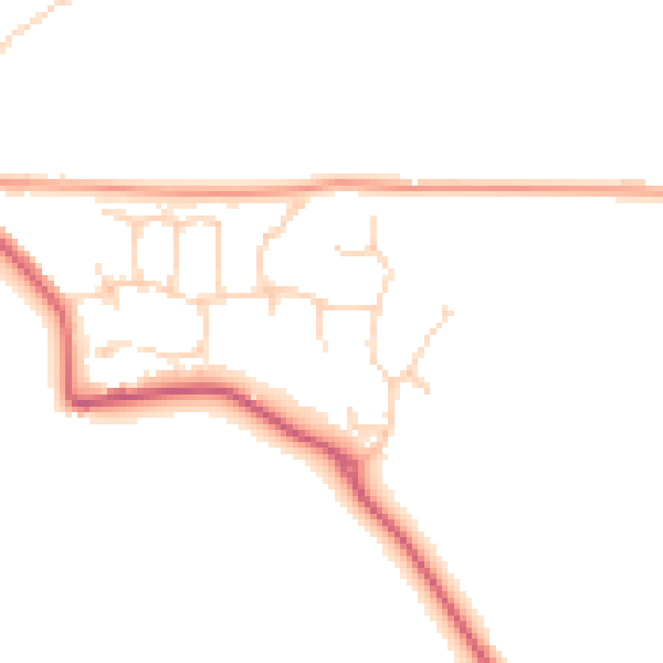 Daytime road noise heatmap for ME12 4AU