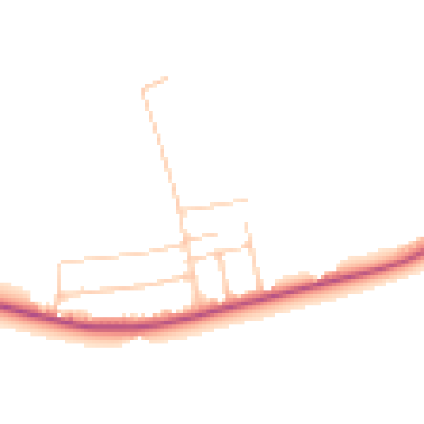 Daytime road noise heatmap for ME12 4AW