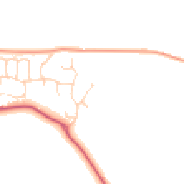 Daytime road noise heatmap for ME12 4EE