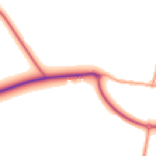 Daytime road noise heatmap for ME12 4HN
